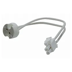 Keramikfassung Universal für G4/GU4/GU5.3/GY6.35, 160cm Kabel mit AMP Stecker, IP20