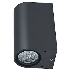 Außenwandleuchte AMBOS, IP44, Up/Down, 2x GU10 max. 11W, anthrazit