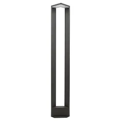 LED Standleuchte BONITA, IP54, 10W 3000K 600lm, Alu-Druckguss / PC, anthrazit / matt, 100cm