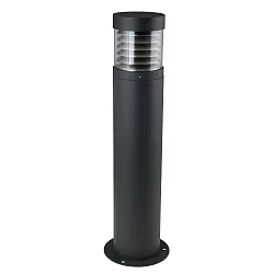 Outdoor Standleuchte KRESOS, IP44, 65cm, E27 max. 12W, inkl. IP68 Kabelverbinder, Alu-Druckguss, anthrazit / klar