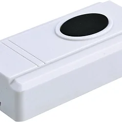 Funkgong VISIO mit 32 Klingeltönen + roter LED, IP44 / IP20, max. 65 dB(A), Batteriebetrieb, max. 80 Meter