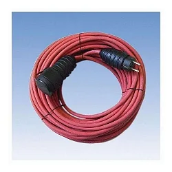Euroverlängerungsleitung, H03VVH2-F 2x 0.75mm², 300cm, weiß