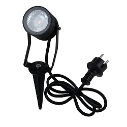LED Erdspießstrahler PASAS, 6W, 3000K, 410lm, IP65, anthrazit