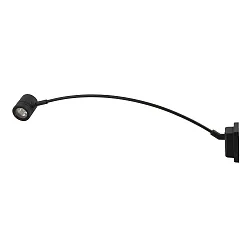 Outdoor Displayleuchte BORNEO, IP65, GU10, dreh-/schwenkbar, anthrazit, 80cm, geschwungen