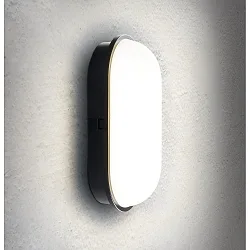 Outdoor LED Wand- / Deckenleuchte TOLEDO, IP65, 20W 4000K 1600lm, schwarz