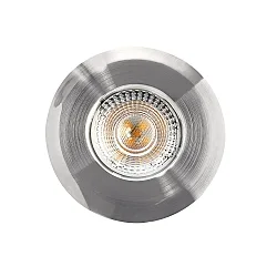 LED Recessed spot DL7202, Ø82mm, 38°, 5W, 3000K, 380lm, IP44, nickel