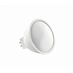 LED NV-Reflektorlampe MR16, 12V AC / DC, GU5.3, 5W 3000K 380lm 120°, matt