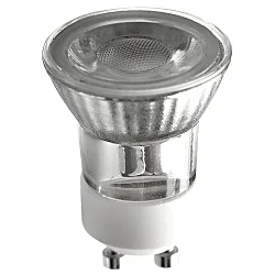 LED Reflektorlampe MR11, GU10, 3W 2700K 240lm 24°, Glas, silber / klar