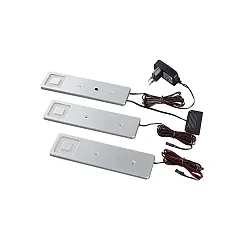 3er Set LED Unterbauleuchte IMOLA, IP20, 18.9 x 5.2cm, 6.3W 3000K 130lm 120°
