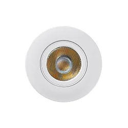 Outdoor LED Einbaustrahler DL8002, IP65, rund, 8.5W 720lm 2700/4000K (CCT Switch) 38°, kardanisch, dimmbar, weiß