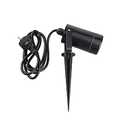 Erdspießstrahler BURANO, IP44, 230V AC, GU10 LED max. 7W, mit 2m Anschlussleitung + Stecker
