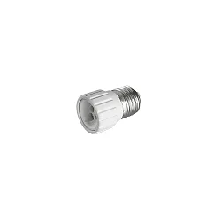 Lampensockeladapter Keramik E27 auf GU10, max. 60W