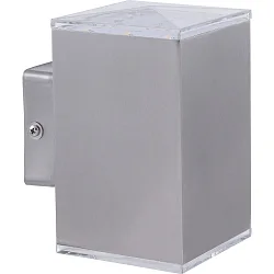 LED Außenwandleuchte KUBUS 2, IP44, 2-flammig Up / Down, 2x 4.5W 3000K 500lm