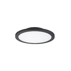 LED Außenleuchte TELLA, IP65, Rund, 15W 3000K 1050lm 120°, Anthrazit / Opal
