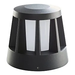 LED Wegbegrenzungsleuchte GOMERA, rund, 8,5W, 3000K, 200lm, IP65, mit Anfahrschutz, anthrazit