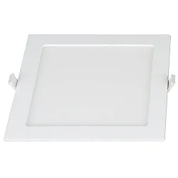 LED Einbaudownlight LE MANS, eckig, 24W, 3000/4000/6000K, 1950lm, IP44, dimmbar, weiß