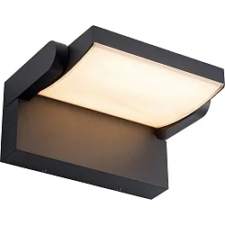 LED Außenwandleuchte ARONA, IP54, 230V, 12.5W 3000K 750lm, Diffusor 340° drehbar, Alu-Druckguss / PC, anthrazit
