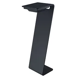 LED Akku-Solar-Stehleuchte Z-LINE, IP54, 50cm, 3.7V, 2W 3000K 230lm, mit Dämmerungs-Sensor + Erdspieß, dimmbar, anthrazit