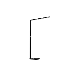 floor lamp LINEAR up / down, with sensor, tunable white, with touch dimmer, UGR < 16 IP20, black matt dimmable