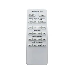 Fernbedienung für LED Feuchtraumleuchte SHARK-X mit Bewegungsmelder (HEI-618011), weiß