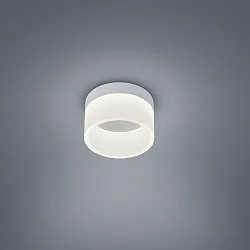 LED Bad-Deckenleuchte LIV 15, IP30, Ø 15cm, 10W 2900K 460lm, CRi >90, dimmbar, mattweiß