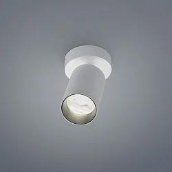 LED Deckenstrahler RIWA, 1-flammig, IP20, 8W 2700K 480lm 30°, CRi >90, dimmbar, verstellbar, mattweiß