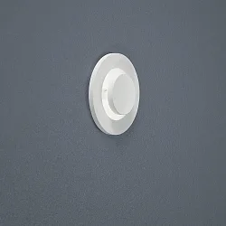 LED Dosen-Einbauleuchte ONTO 1, IP20, indirekt, für Wand und Decke, 4W 2900K 310lm, CRi >90, schwenkbar, mattweiß