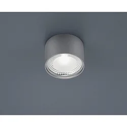 LED Aufbau-Deckenleuchte KARI, IP30, Rund, Ø 11.5cm, 12W 2700K 1030lm, CRi >90, dimmbar, mattnickel