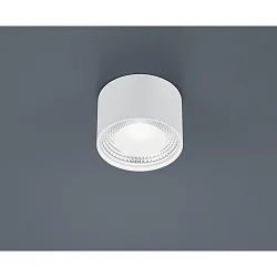LED Aufbau-Deckenleuchte KARI, IP30, Rund, Ø 11.5cm, 12W 2700K 1030lm, CRi >90, dimmbar, mattweiß