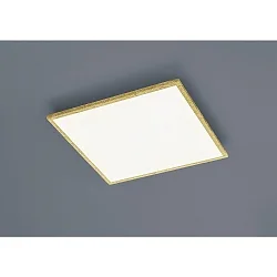 LED Decken-Flächenleuchte RACK, IP20, 40 x 40cm, 21W 2900K 1800lm, CRi >90, dimmbar, blattgold