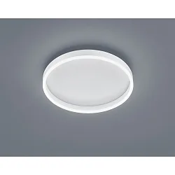 LED Deckenleuchte SONA, IP20, Ø 40cm, 1-fach, 24W 2900K 2040lm, CRi >90, dimmbar, Stahl / Acryl, mattweiß