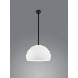 pendant luminaire DORO E27 IP20, black matt, white