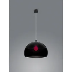 pendant luminaire DORO E27 IP20, black matt