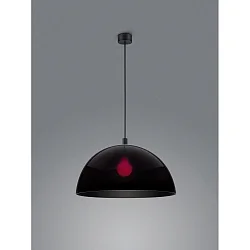 pendant luminaire DORO E27 IP20, black matt