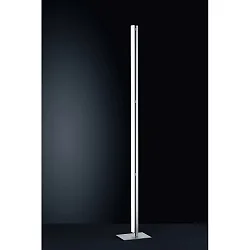 LED Stehleuchte VENTA, IP30, mattnickel eloxiert / chrom