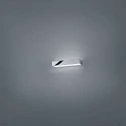 LED Wandleuchte / Spiegelleuchte THEIA 30, IP44, Direkt/Indirekt, 30cm, 13W 2900K 495lm, CRi >90, schaltbar, chrom