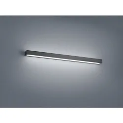 LED Wandleuchte / Spiegelleuchte THEIA 90, IP44, Direkt/Indirekt, 90cm, 25W 2900K 1410lm, CRi >90, schaltbar, mattschwarz