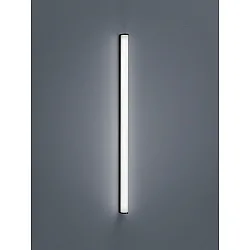 LED Wandleuchte PONTO, 24W, 2900K, 2560lm, IP44, mattschwarz