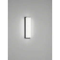 LED Wandleuchte / Spiegelleuchte COSI 31, IP30, 10W 2900K 660lm, CRi >90, dimmbar, Glas satiniert + poliert, mattschwarz