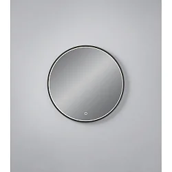 LED Wandspiegel VIDO, IP44, Ø 60cm, direkt, 27W 27000-6500K, CRi >90, mit Touch-Sensor + Spiegel-Heizung