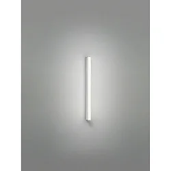 Wandleuchte PONTO-S, IP44, 60cm, direkt, 12W 3000/4000K 980lm, CRi >90, schaltbar, Acryldiffusor weiß, chrom