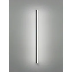 Wandleuchte PONTO-S, IP44, 120cm, direkt, 20W 3000/4000K 1940lm, CRi >90, schaltbar, Acryldiffusor weiß, mattschwarz
