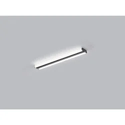 LED Wand-/Deckenleuchte LOOM, 60cm, 24W, 3000/4000K, 2850lm, IP44, CCT, mattschwarz