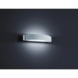 LED Wall luminaire YONA LED, 27,5cm, IP20, aluminum polished-white matt