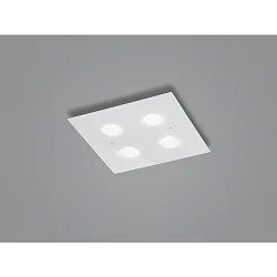 ceiling luminaire NOMI 4 flames, square LED IP20