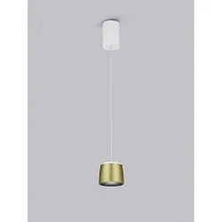 pendant luminaire OVE IP20, gold, white dimmable