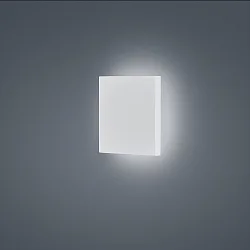 Außenwandleuchte AIR, IP65, 15x15cm, indirekt, 15W 3000K 410lm, CRi >90, Aluminium massiv, mattweiß