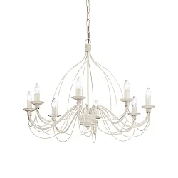Chandelier CORTE SP8 , 8 flames, E14, antique white