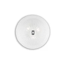 Wand-/Deckenleuchte SHELL PL3, 3-flammig, E27, transparent