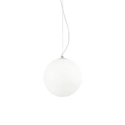 Pendant luminaire MAPA BIANCO SP1 D30, E27, Ø 30cm, white